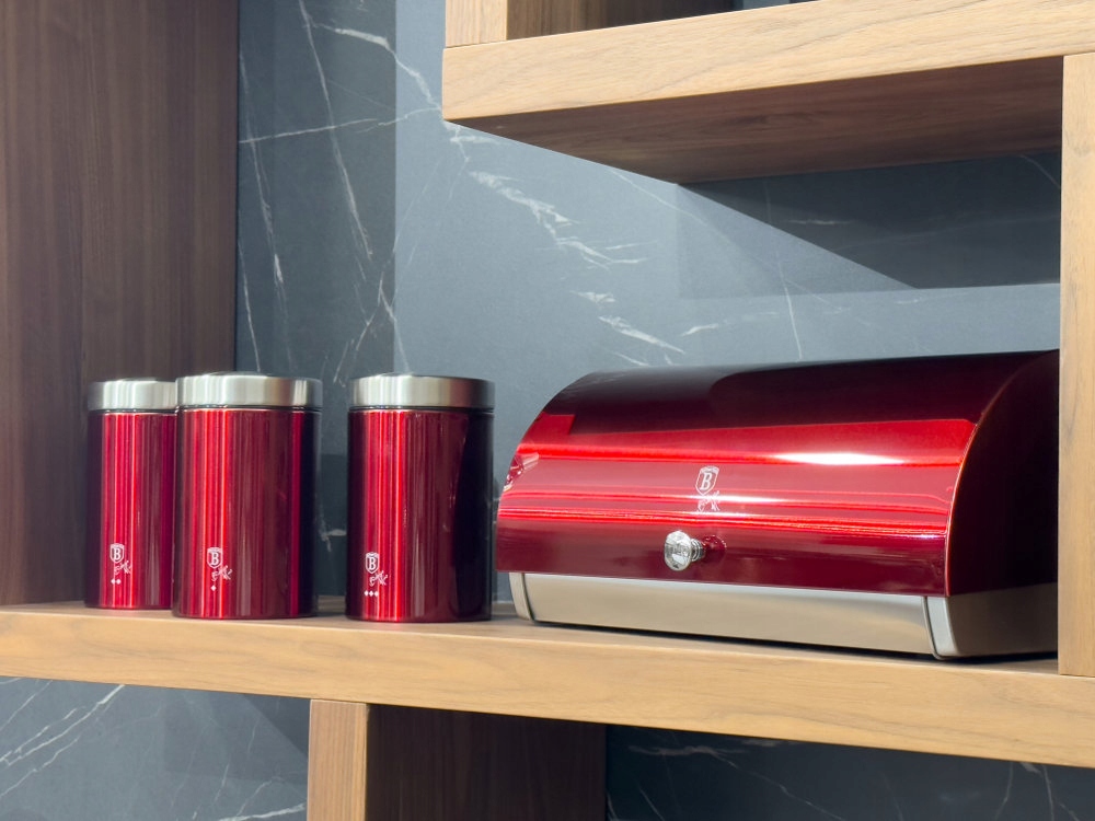 Berlingerhaus BH-6729 na potraviny 4 ks Burgundy Metallic Line