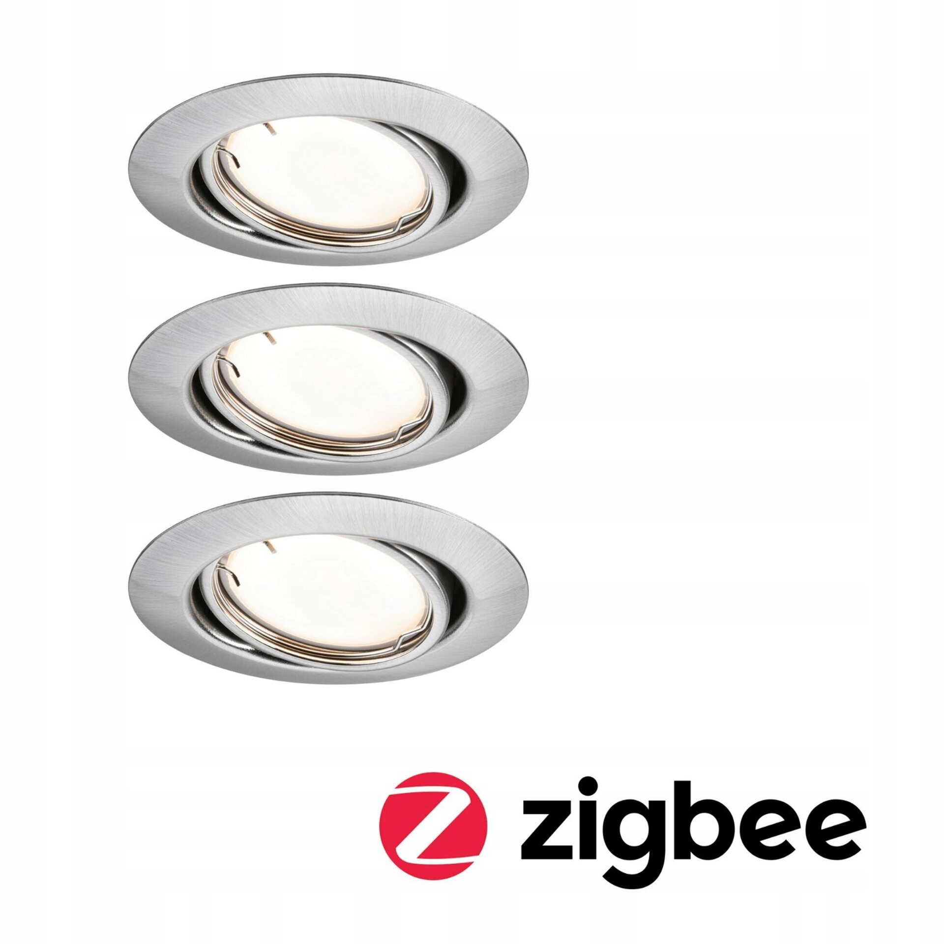 Paulmann Led Smart Home Zigbee Base Coin sada 3x4, 9W výklopné 90mm 3000K