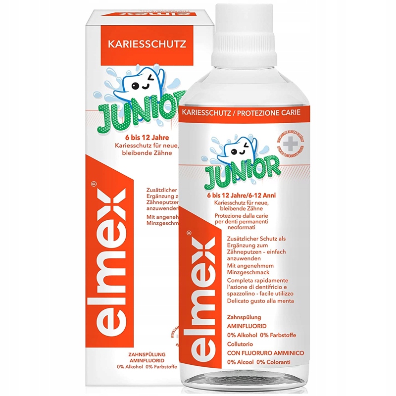 

Płyn do Płukania Jamy Ustnej Elmex dla Dzieci 6-12