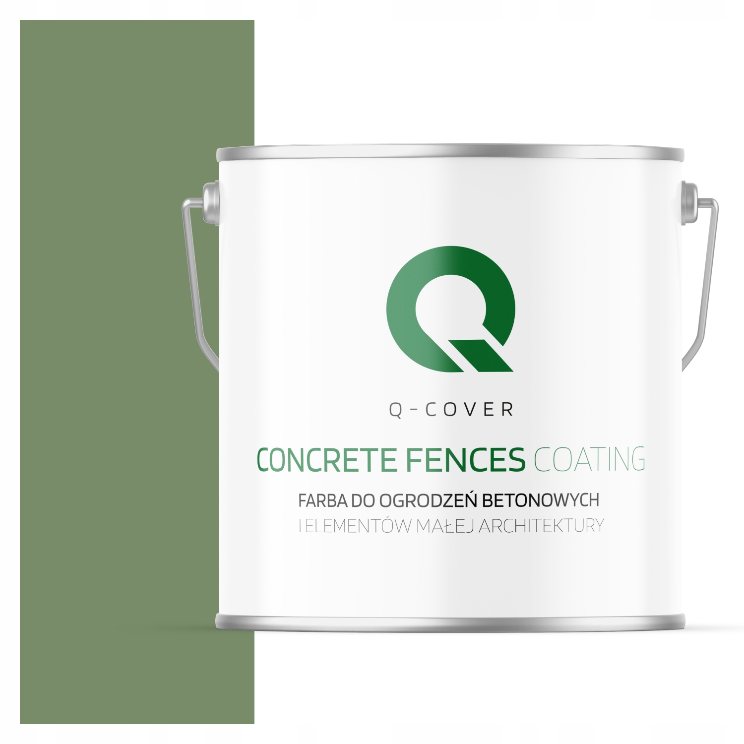Farba Na Maľovanie Plotov Betónovej Farby Zelená Tmavá F476 5L