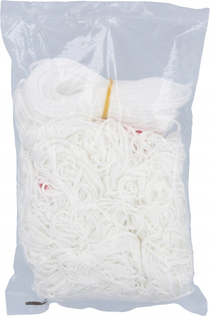 SIATKA BIAŁA DO BRAMKI PIŁKARSKIEJ SOLIDNA UNIWERSALNA 213x152x75 CM BIAŁY Marka inna