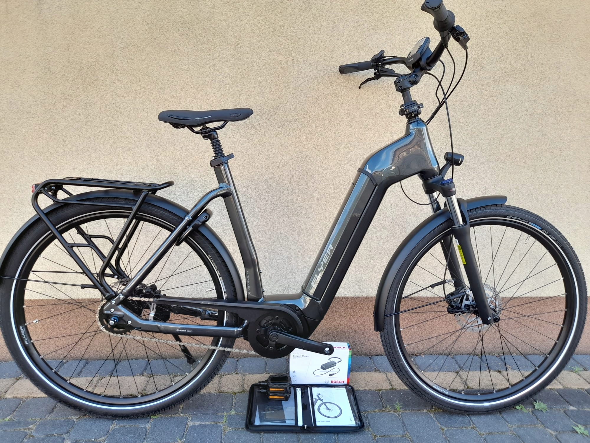 ROWER ELEKTRYCZNY FLYER GOTOUR6 3km przeb 2022 FLYER GOTOUR 6 r. 57cm