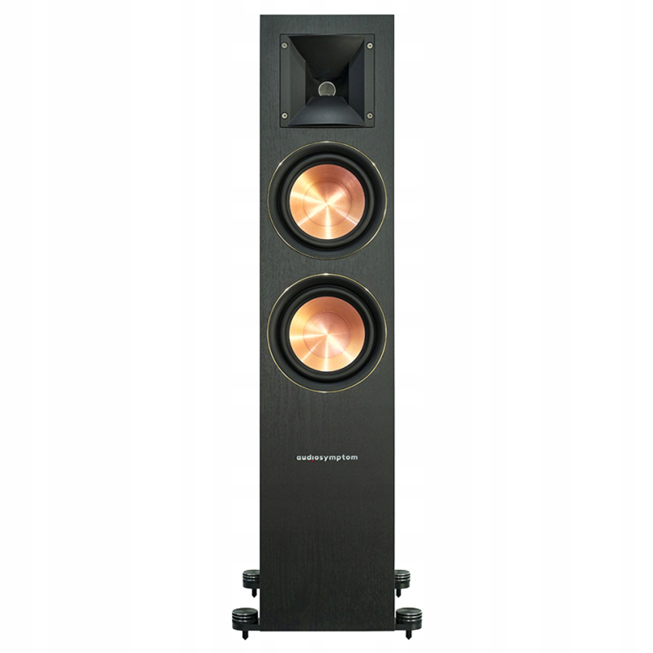 KOLUMNY PODŁOGOWE AUDIOSYMPTOM i6 BLACK COOPER Kolor czarny