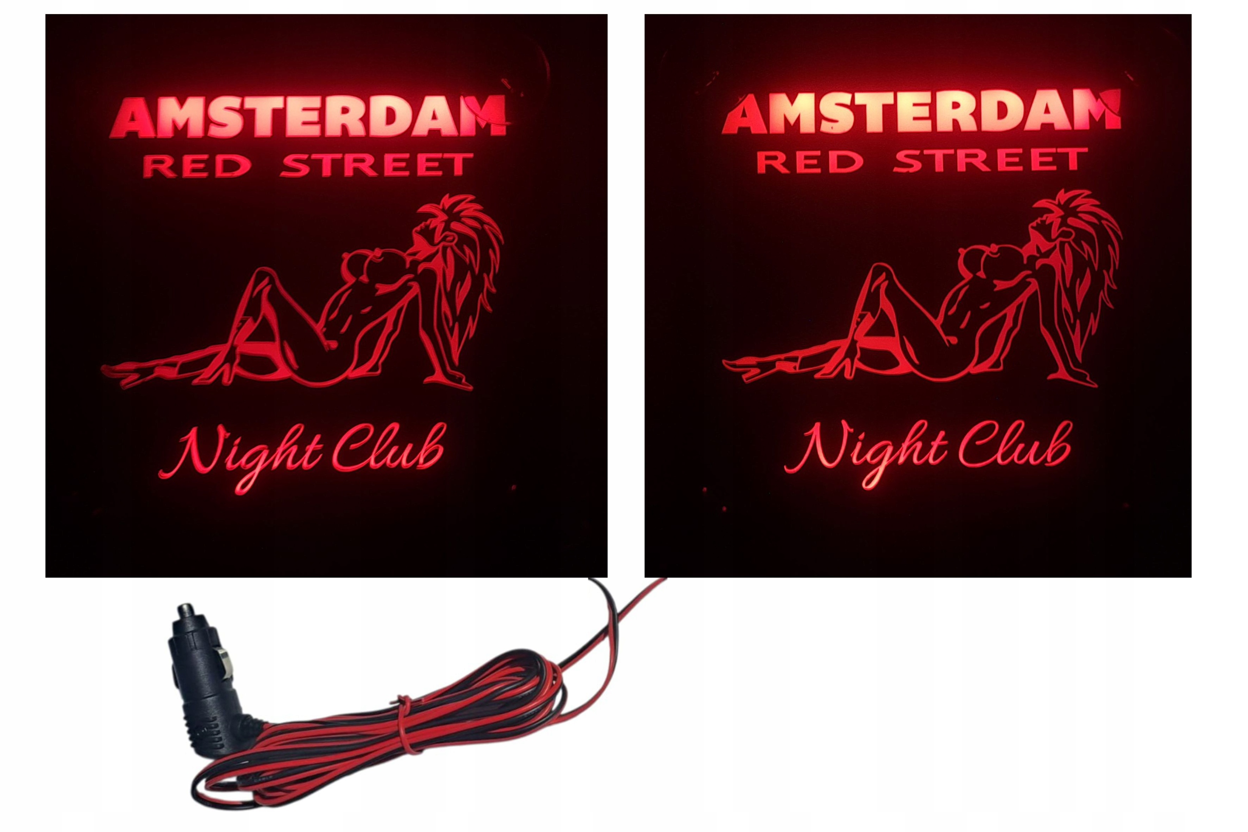 Rohové tabulky čtvercové amsterdam Led Lightbox pro: scania man volvo