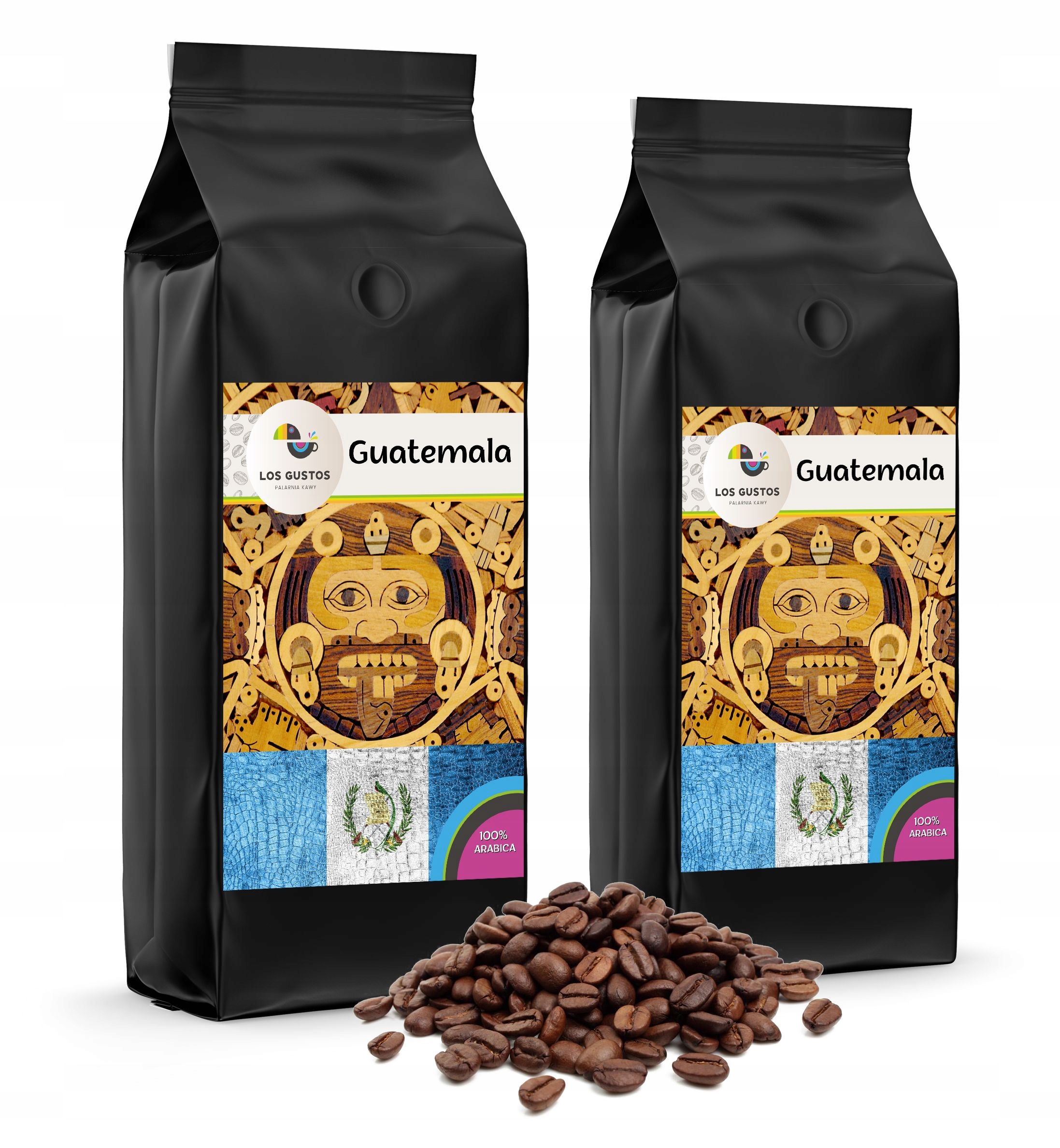 Levně Káva zrnková Guatemala Shb 2x1000 g Los Gustos