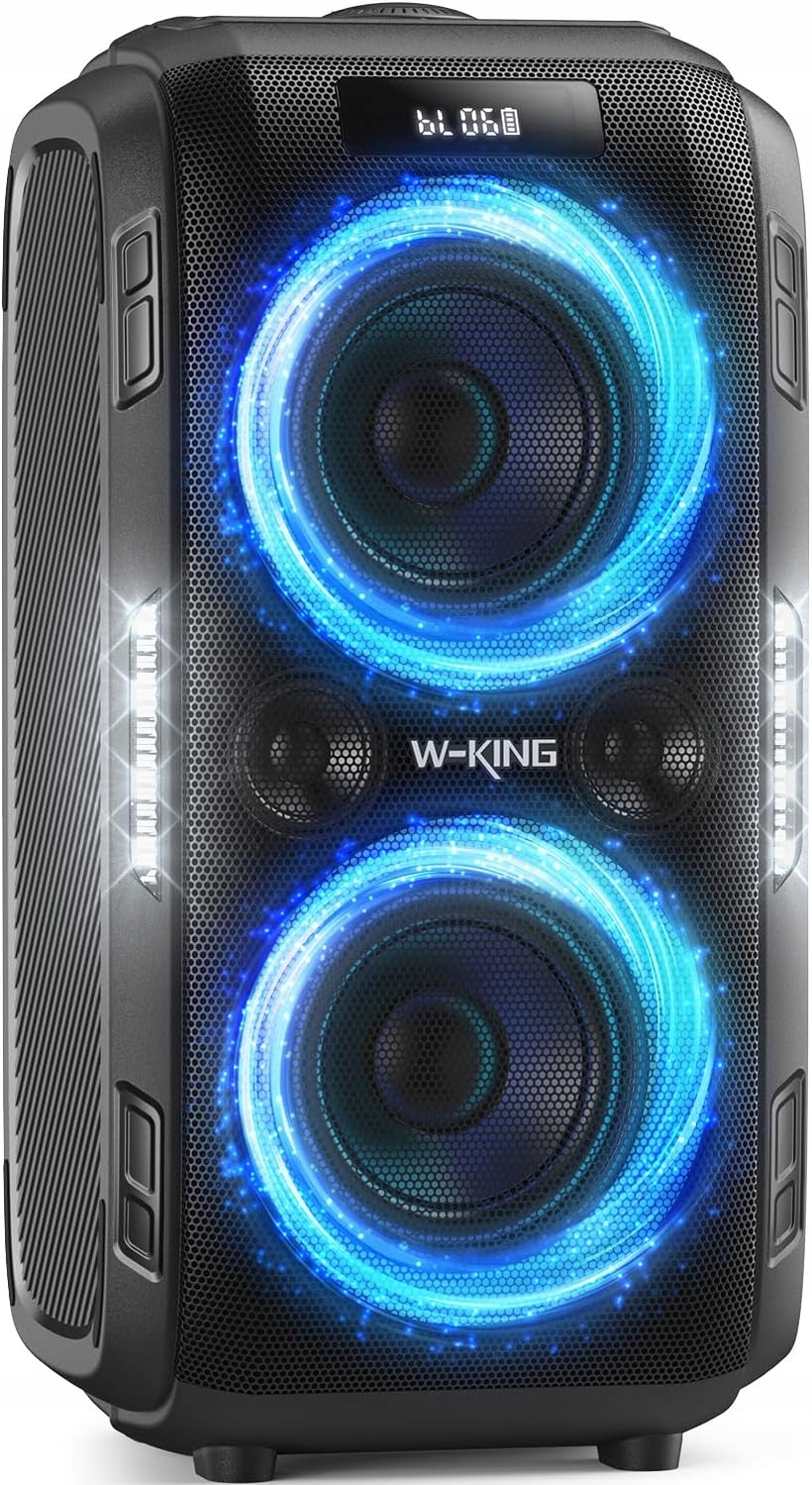 Głośnik przenośny W-King T9 Pro czarny 250 W
