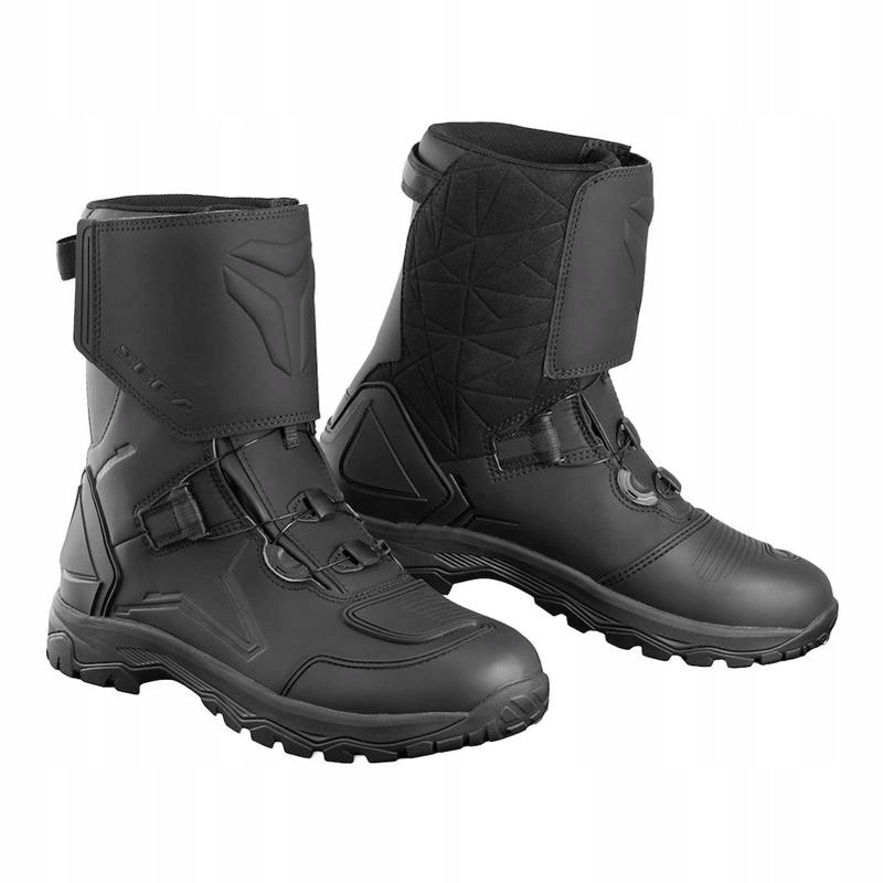 Turistické motocyklové topánky Seca X-adv Black čierna Darčeky