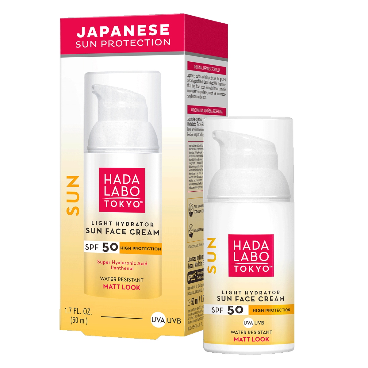 Hada Labo Tokyo krém na tvár s SPF 50