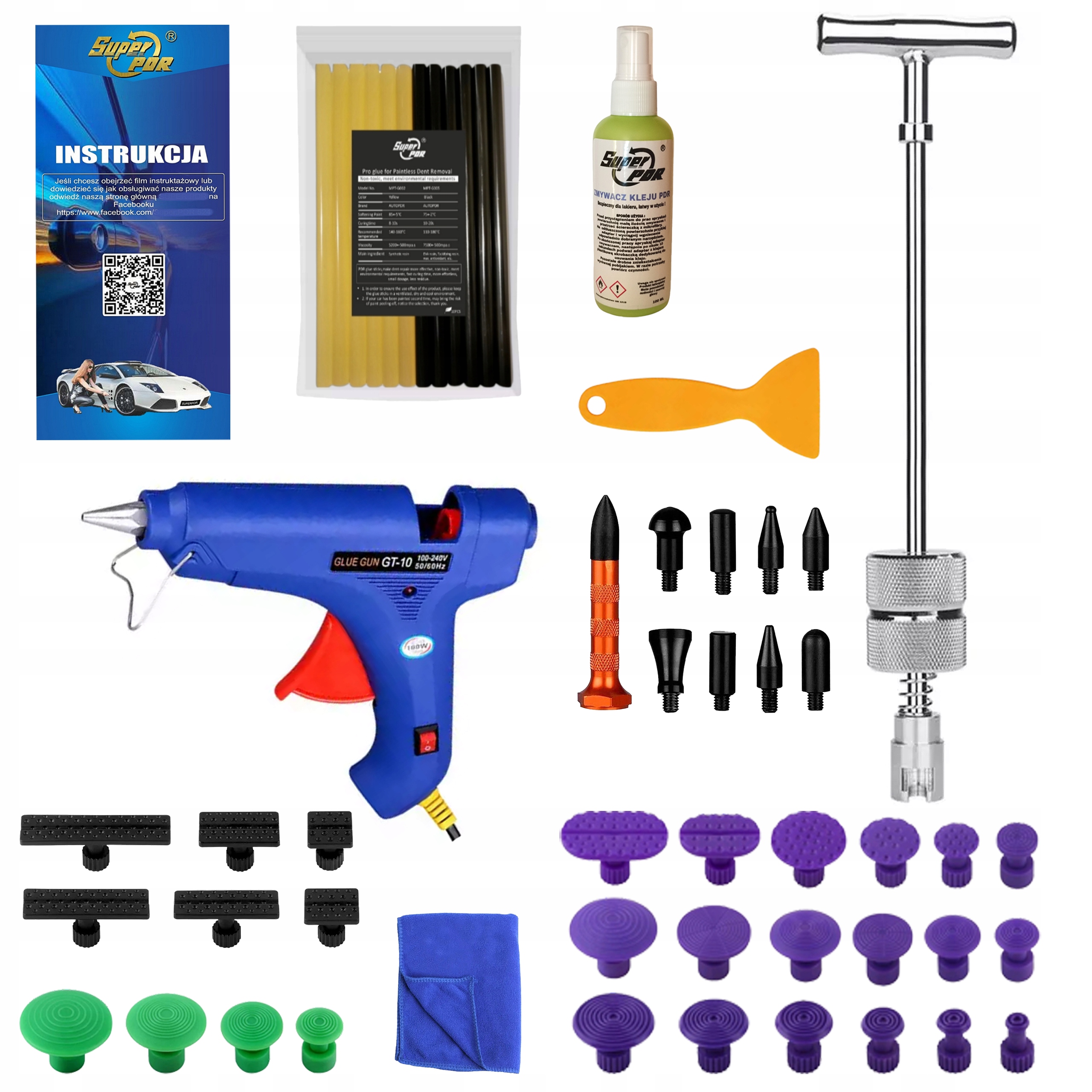 Setrvačný kladívko pdr Sada pro promáčkliny