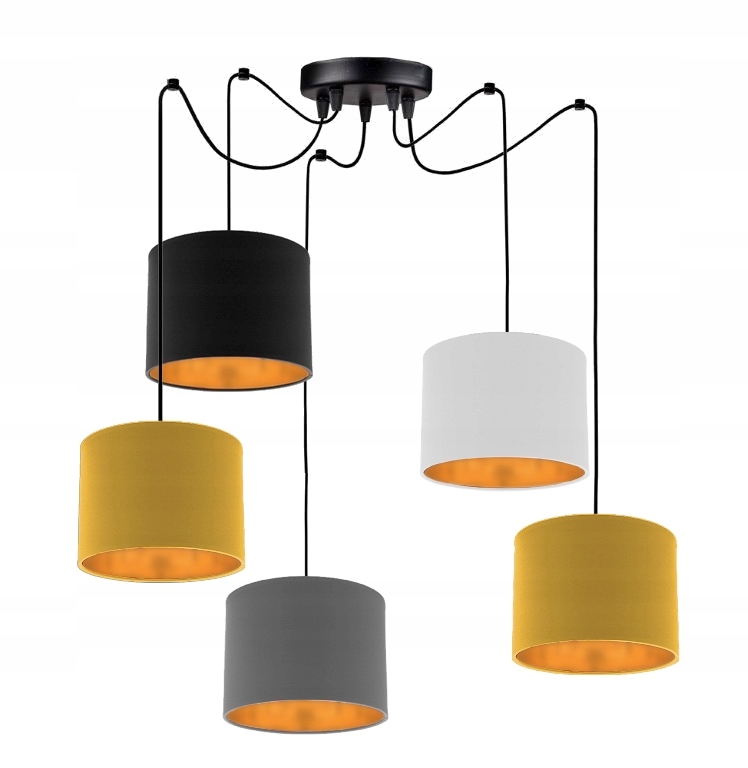 

Lampa Pająk Wisząca Led Loft Edison Spider Mirror