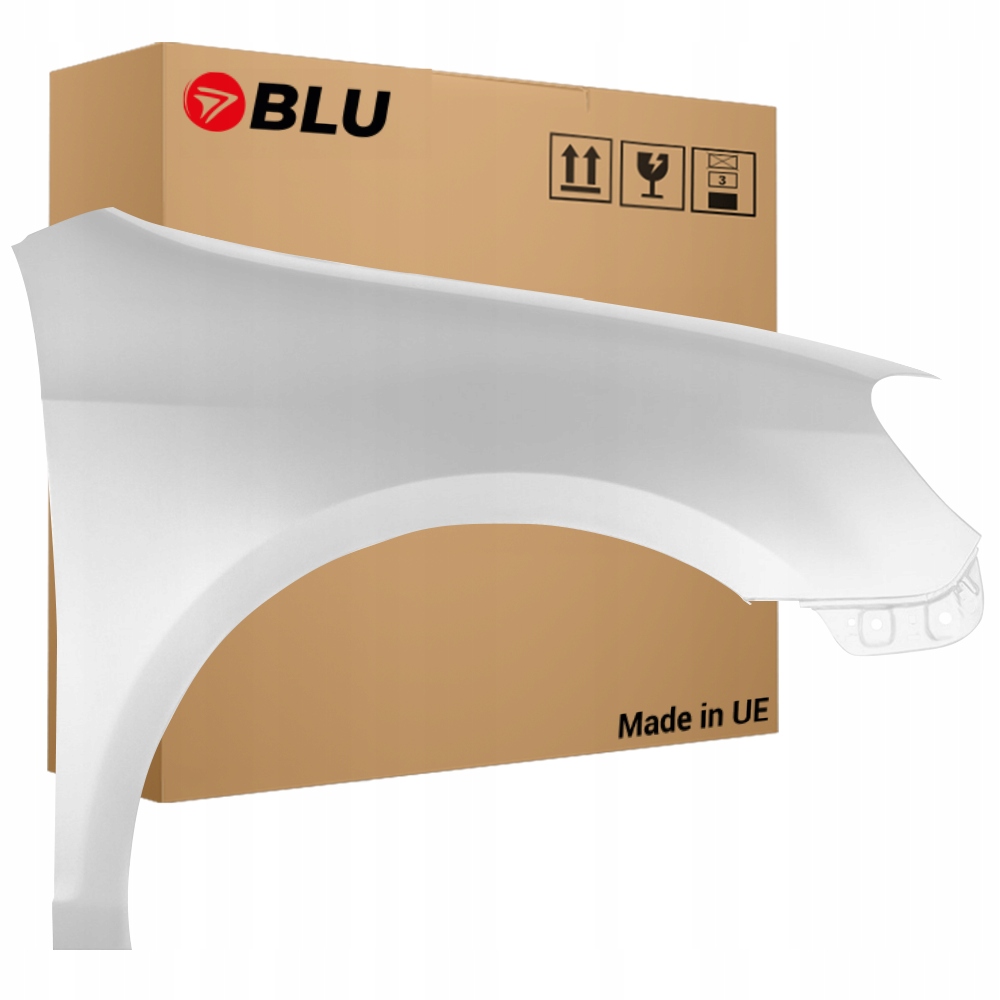 Blu Blatník Vw Golf VI 6 LC9A pravý bílý 08-16 přední hatchback
