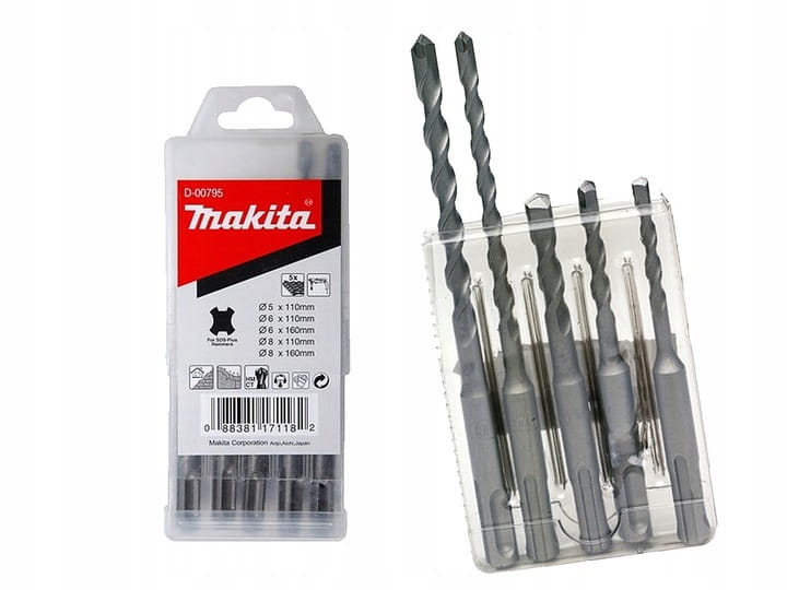 

Makita D-00795 Zestaw wierteł do betonu Sds Plus