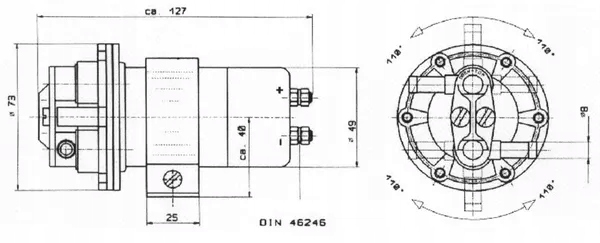 Pompa paliwowa elektryczna, 12 V Numer katalogowy części K. 18812