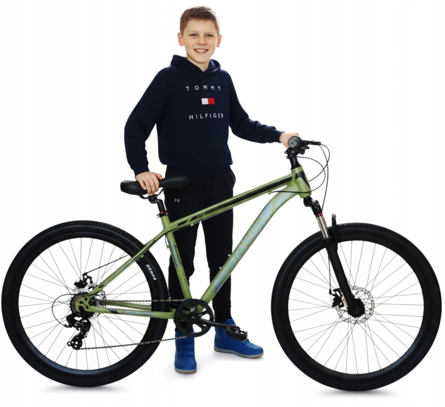 Młodzieżowy Rower Górski Mtb 27.5 27 Shimano Na Komunię Chłopięcy 150-166cm