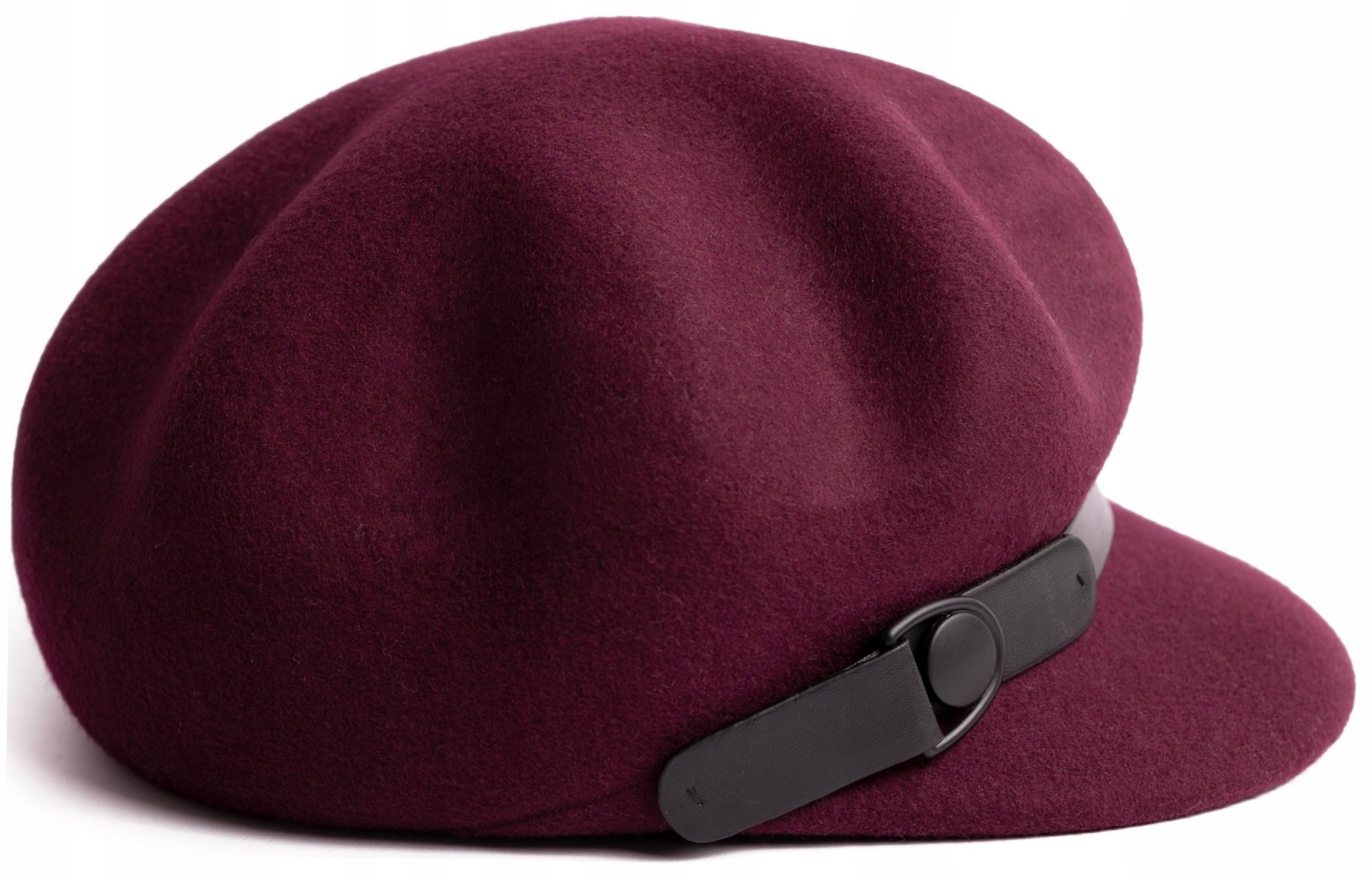 Dámská čepice Dorothy plstěný vlněný klobouk Bordó