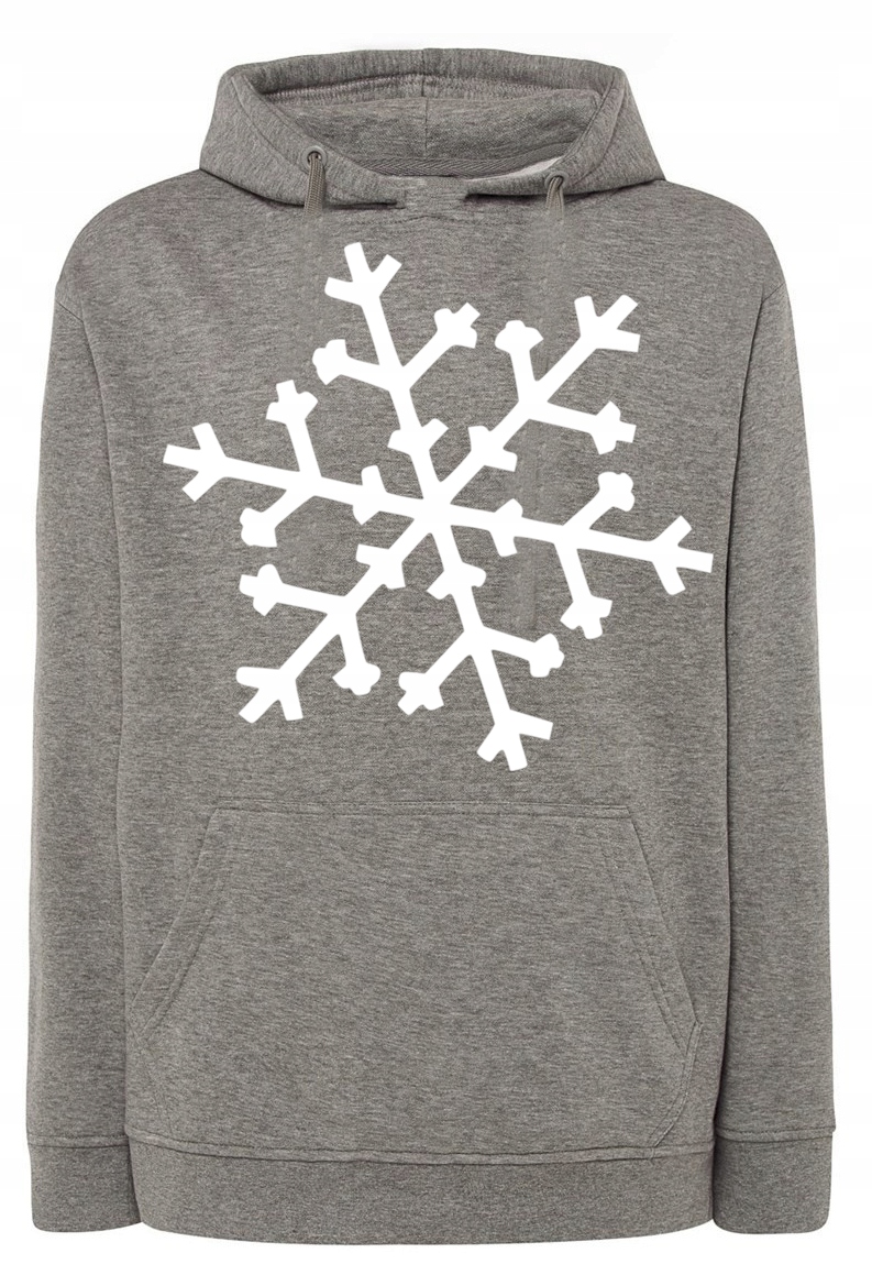 Pánská mikina s potiskem Sněhová Vločka vel. 5XL