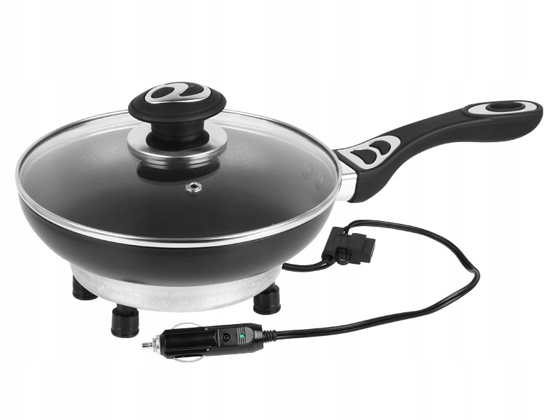 Elektrická pánev 200 mm, 24 V 250 W s víkem