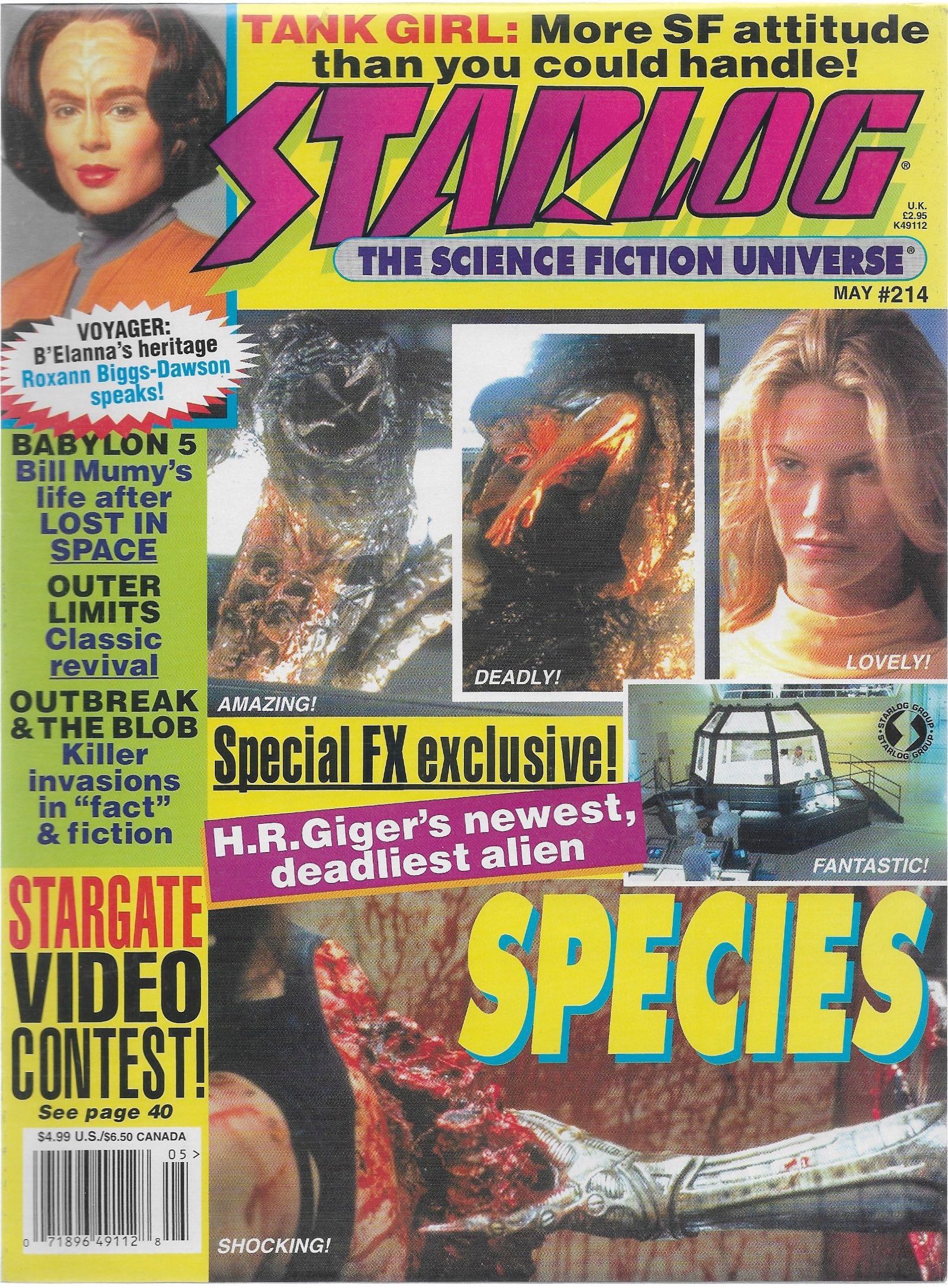 STARLOG MAGAZYN FILM / FANTASTYKA 214/1995 j.ang