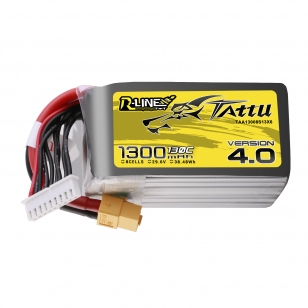 LiPol Tattu R-Line 8S 29,6V 1300mAh 130C XT60