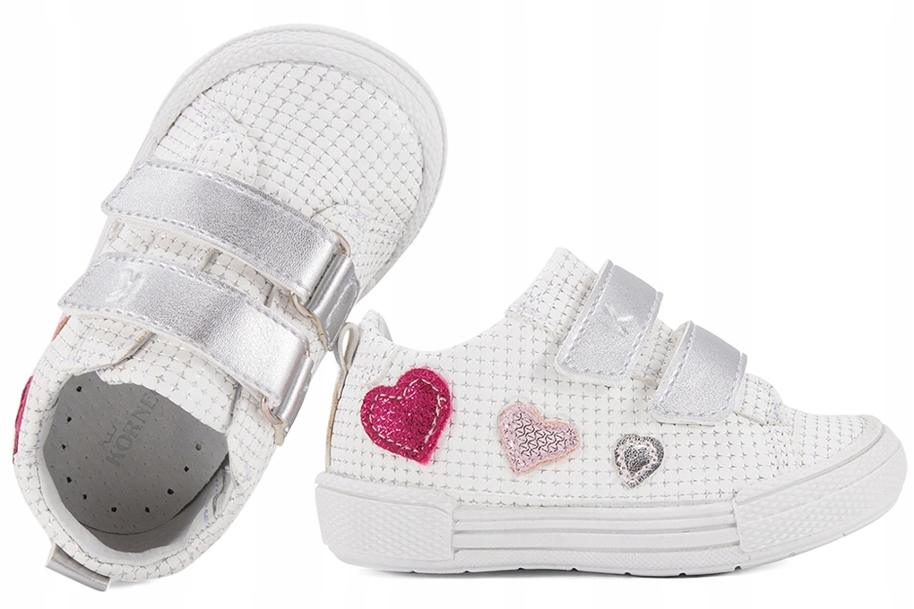 

Kornecki 6488 Półbuty Dziewczęce Trzewiki białe 25