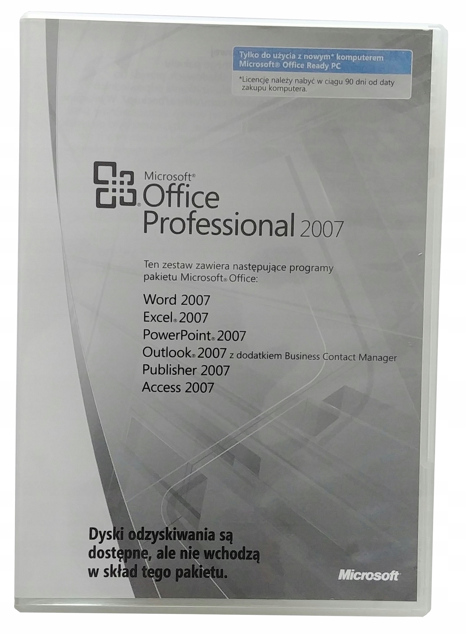 Klucz Microsoft Office 2007 - Niska cena na Allegro