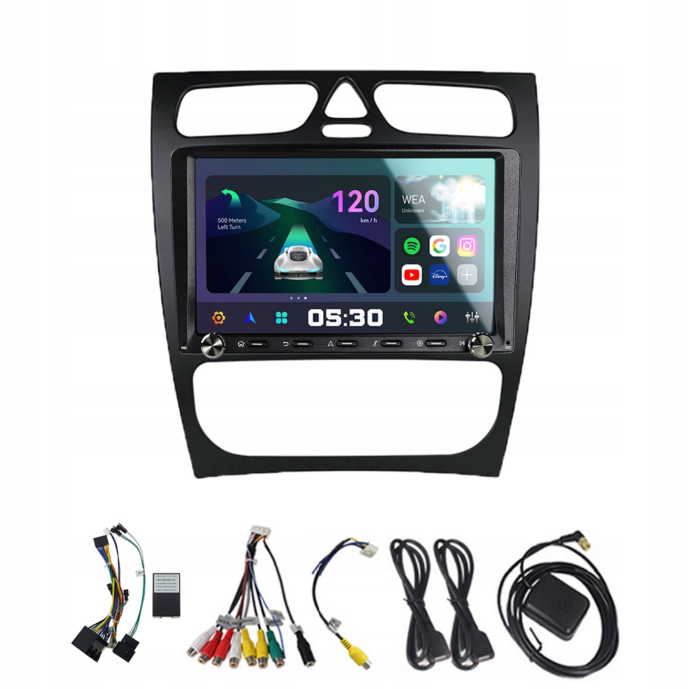 2Din Android 13 autorádio pre Benz C Class Clk Class W209 2000-2005 2G 32G