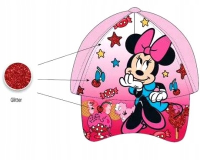 

Czapka czapeczka z daszkiem Myszka Minnie r. 54