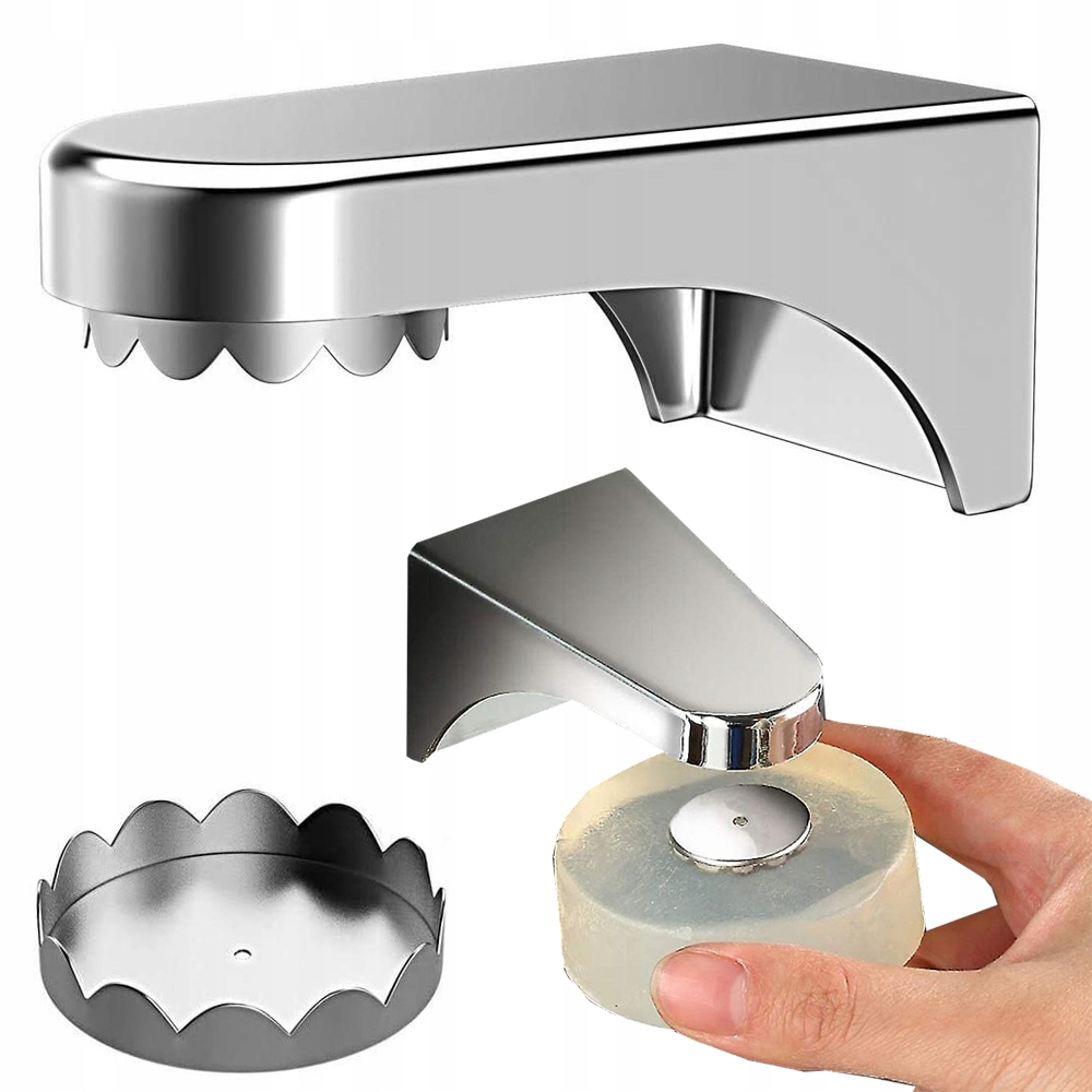 MYDELNICZKA MAGNETYCZNA WISZĄCA MAGNES UCHWYT NA MYDŁO NAŚCIENNY NOWOCZESNY