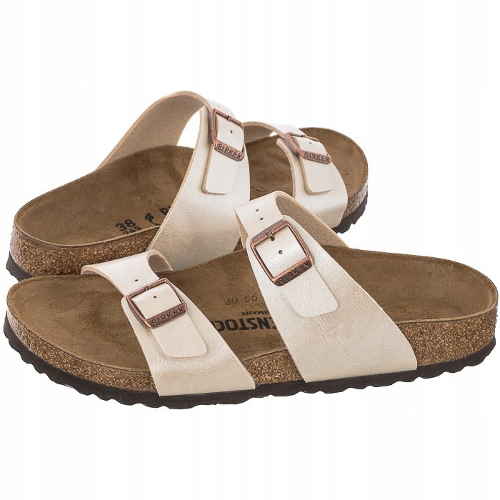 

Damskie Klapki Birkenstock Sydney 1016171 Beżowe
