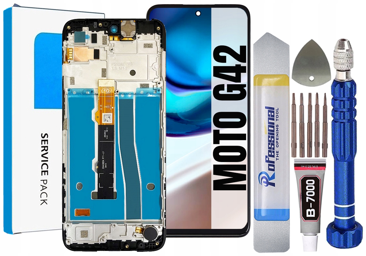 Displej Pro Motorola Moto G42 XT2233 Originál Oem Obrazovka Rámeček