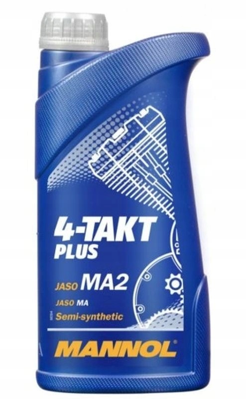 MANNOL OLEJ SILNIKOWY 4T PLUS 10W40 1L (API SL, JASO MA/MA2) SEMISYNTETYK (