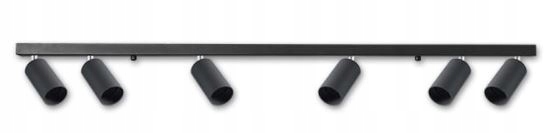 Nástěnné svítidlo 6xGU10 Bardo nastavitelné černé