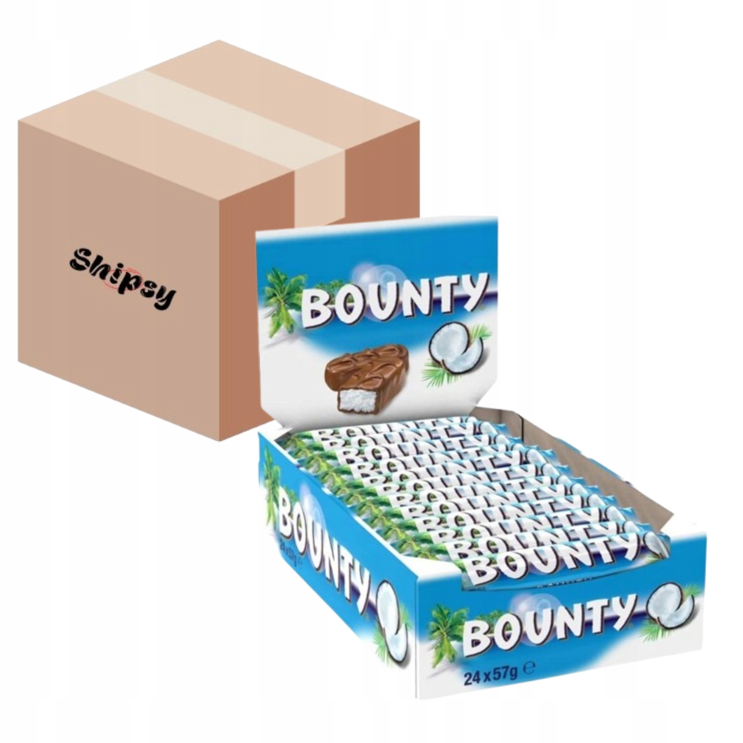 Levně Bounty Tyčinka 57g/24ks