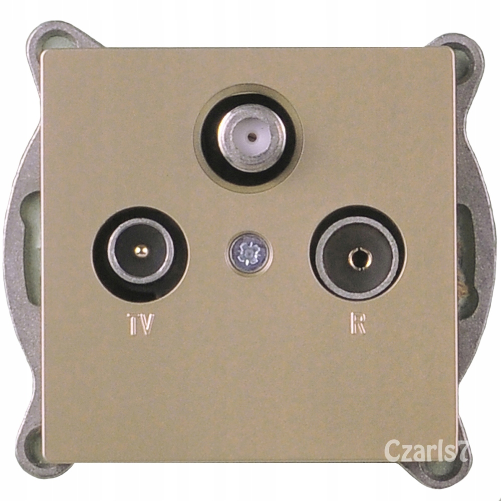 

Gniazdo Antenowe Rtv - Sat Premium Piaskowe Moduł