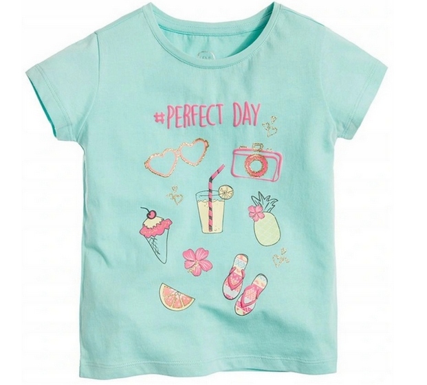 

T-shirt dziewczęcy 100% bawełna Cool Club r. 140