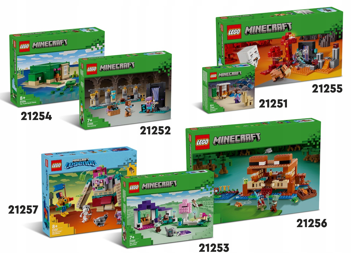 LEGO MINECRAFT Żabi domek 21256 Bohater Minecraft