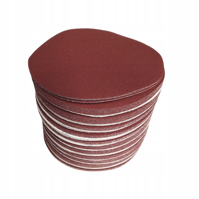 Krążki rzep 150 mm Gr 24 papier ścierny 100 szt Pex krążek P24