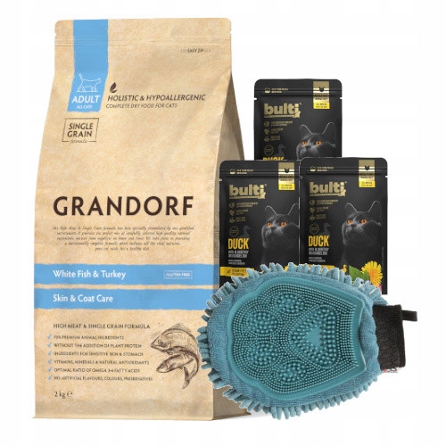 Grandorf Cat White Fish Adult Skin&Care 2KG