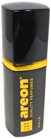 Zapach samochodowy perfumy do samochodu Areon Car Gold - 50ml Numer katalogowy producenta 3800034960397