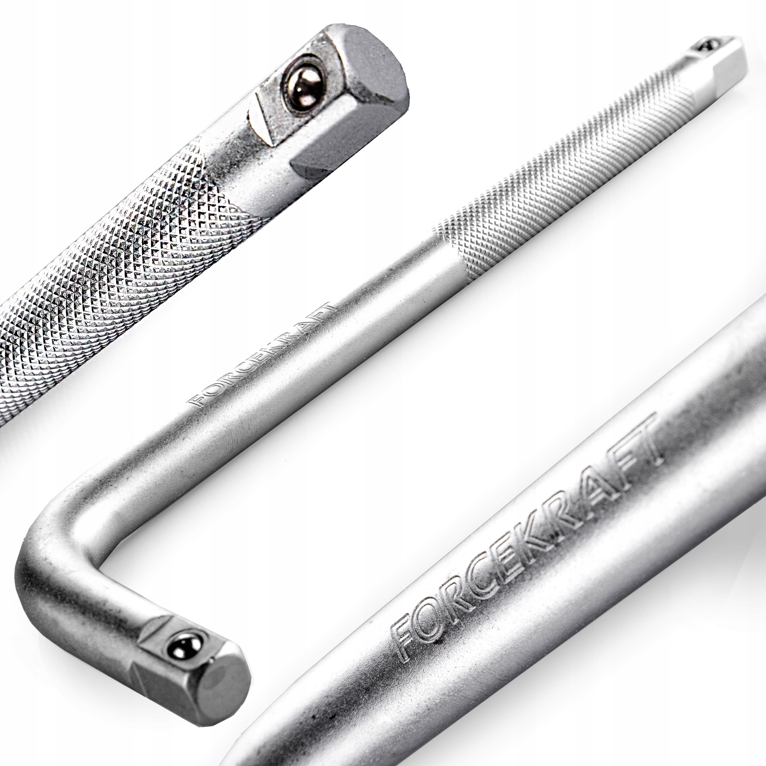 Pokrętło typu L klucz fajkowy do kół Cr-V 260 mm 1/2" dwustronny Forcekraft