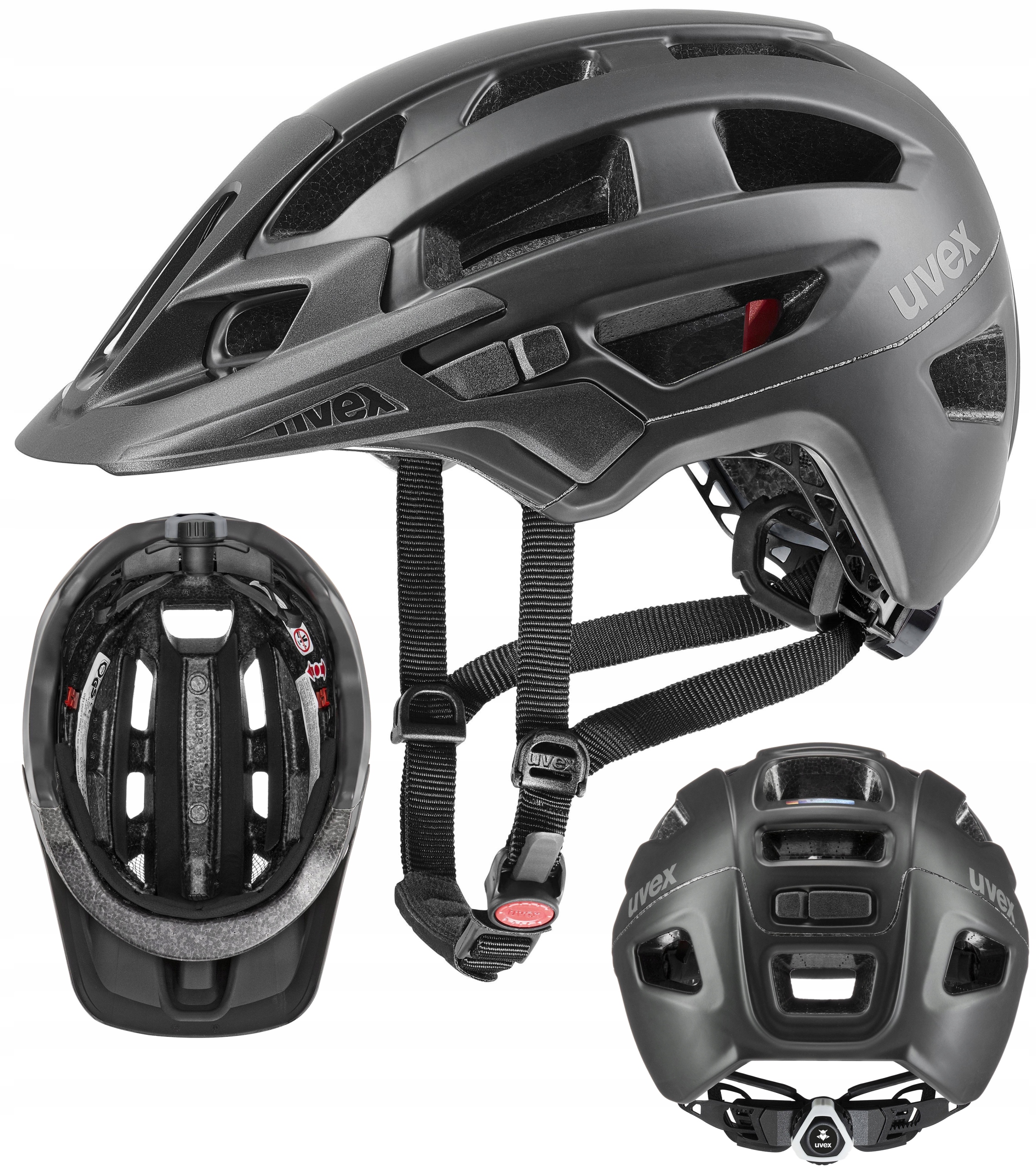 Uvex Finale 2.0 Tocsen 56-61 cm cyklistická přilba s alarmem