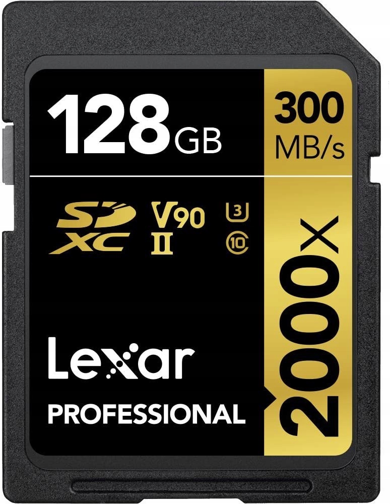 Karta pamięci Lexar 128GB x2000 Professional Sdxc
