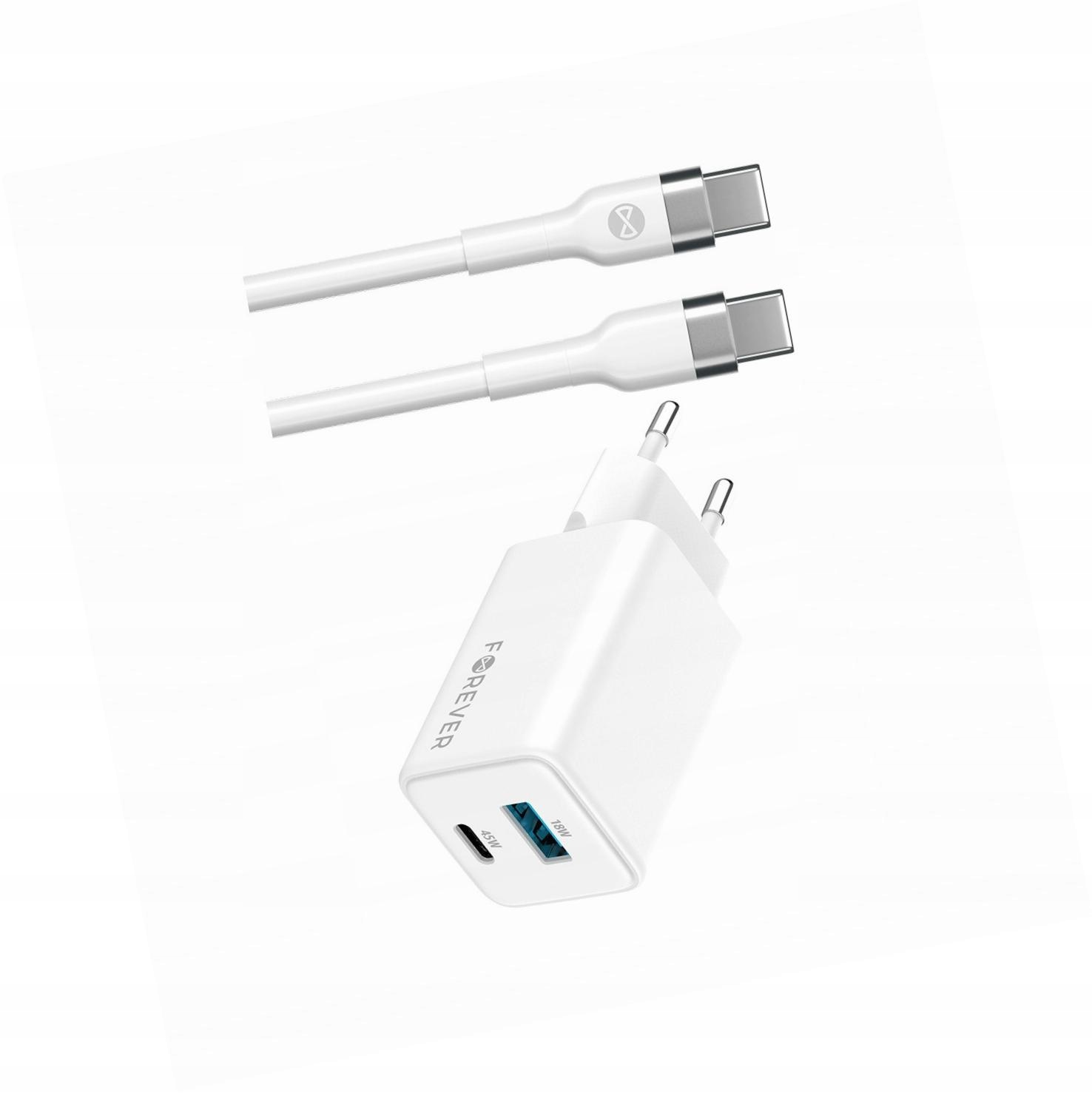 Szybka ładowarka GaN 45W Usb-c z kablem do Xiaomi Poco M6 Pro 4G