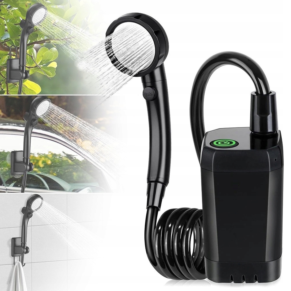 Turistická Sprcha Elektrická Kempingová Pumpa Akumulátor Přenosná