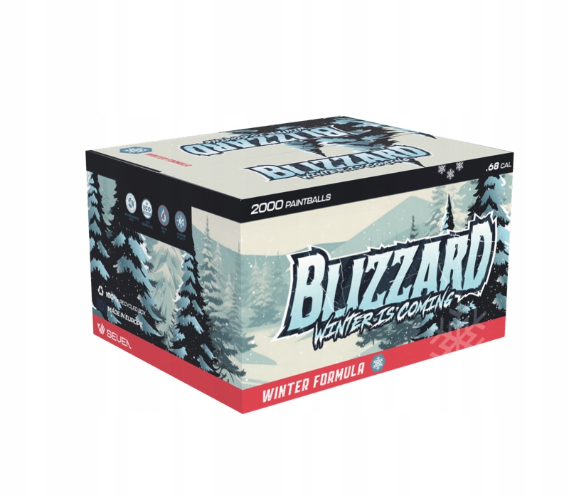 Kulki Seven Blizzard Winter paintball 500szt