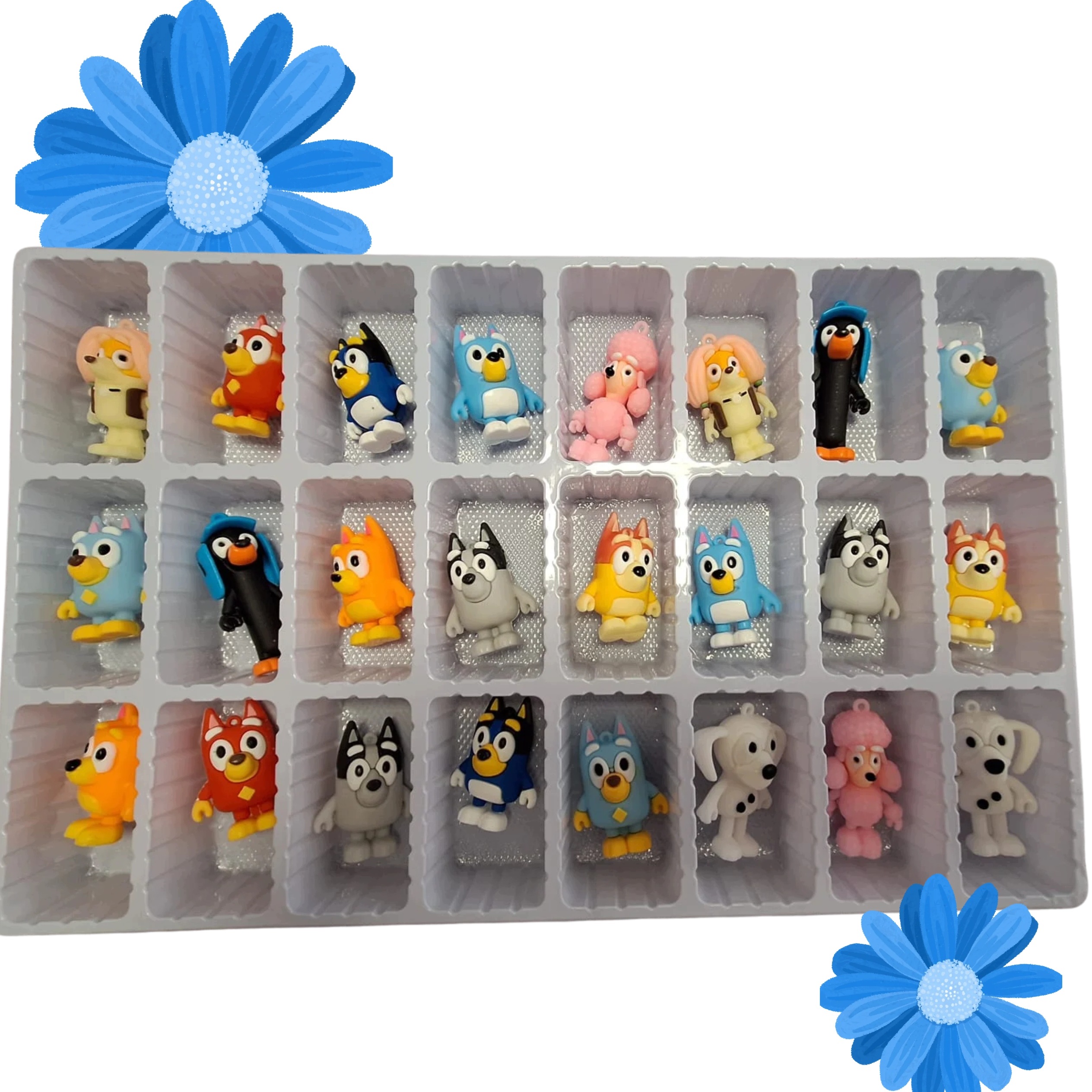 Адвент-календарь Bluey, 24 сюрприза-игрушки, от 3 лет — фото 2