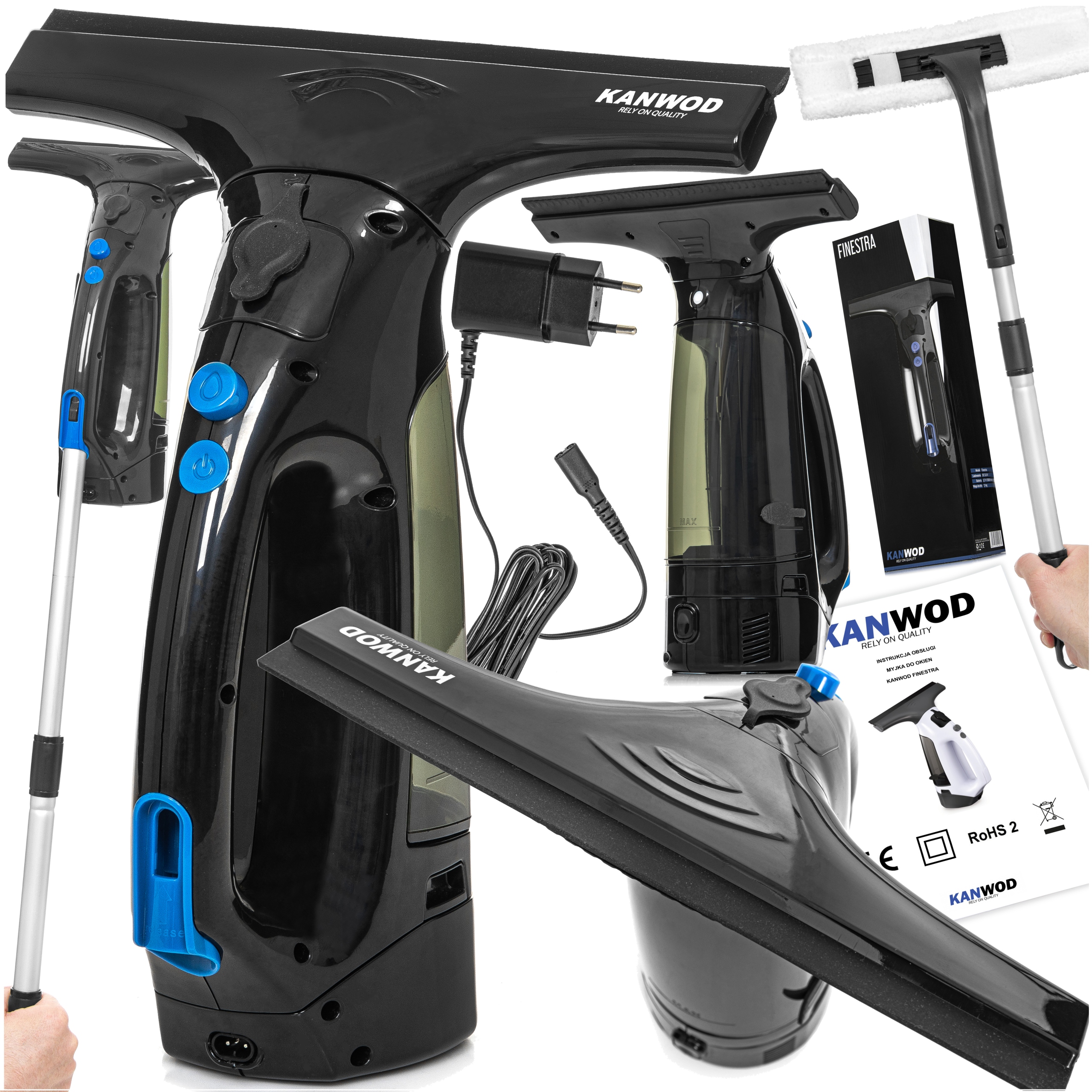 

Myjka Do Okien Szyb Plus Przedłużka Premium 2x Pad
