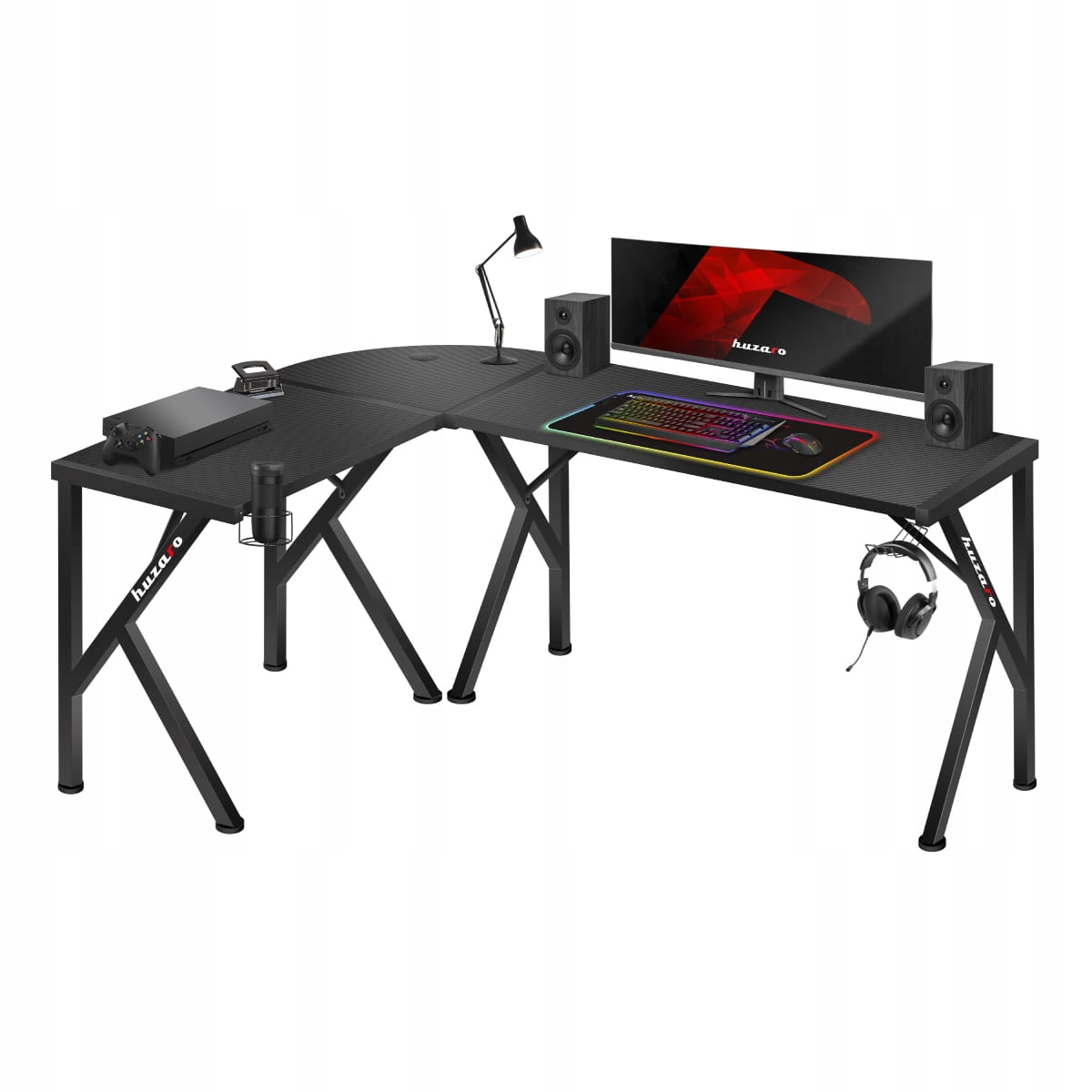 

Biurko Gamingowe Do Nauki Narożne Huzaro Hero 6.3
