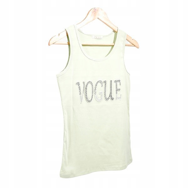 

8010 Green Zielony Damski Top Cyrkonie M/L - 39