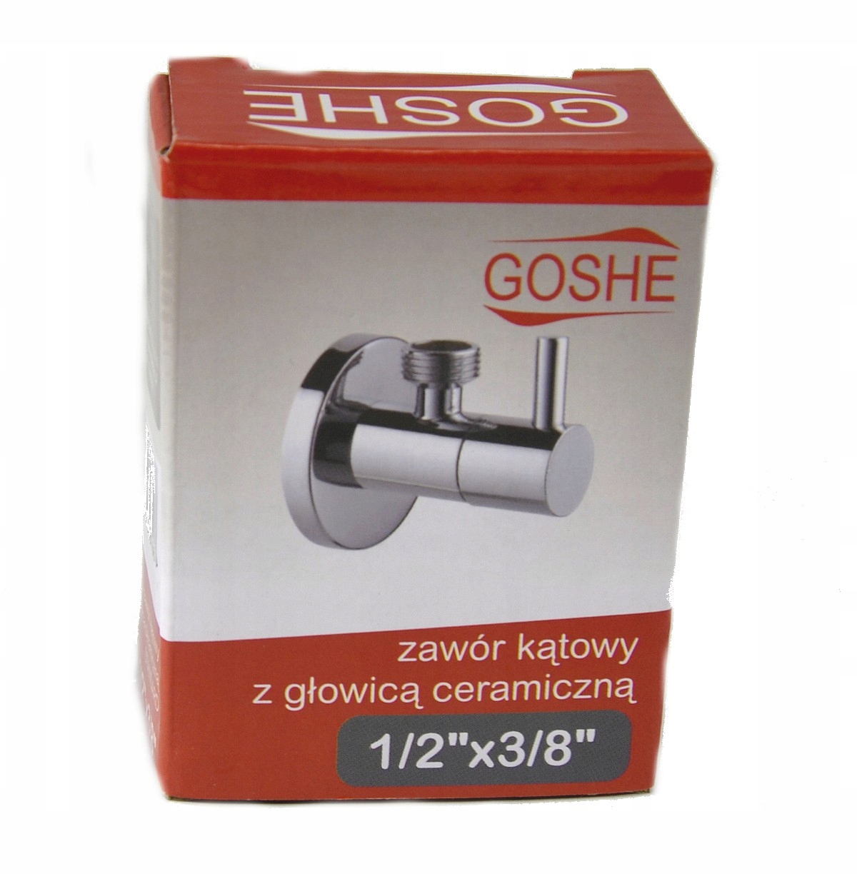 ZAWOREK GŁOWICA CERAMICZNA KĄTOWY GOSHE 1/2 x 3/8 Marka Goshe